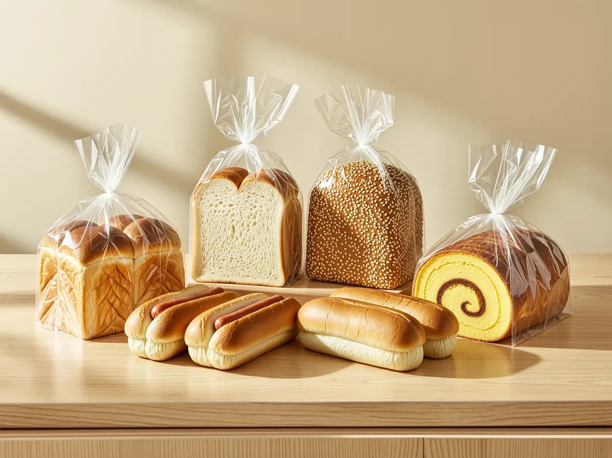 Pan lactal, pan de papa y pionono